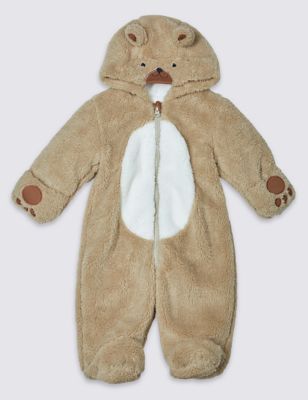 Long Sleeve Teddy Pramsuit